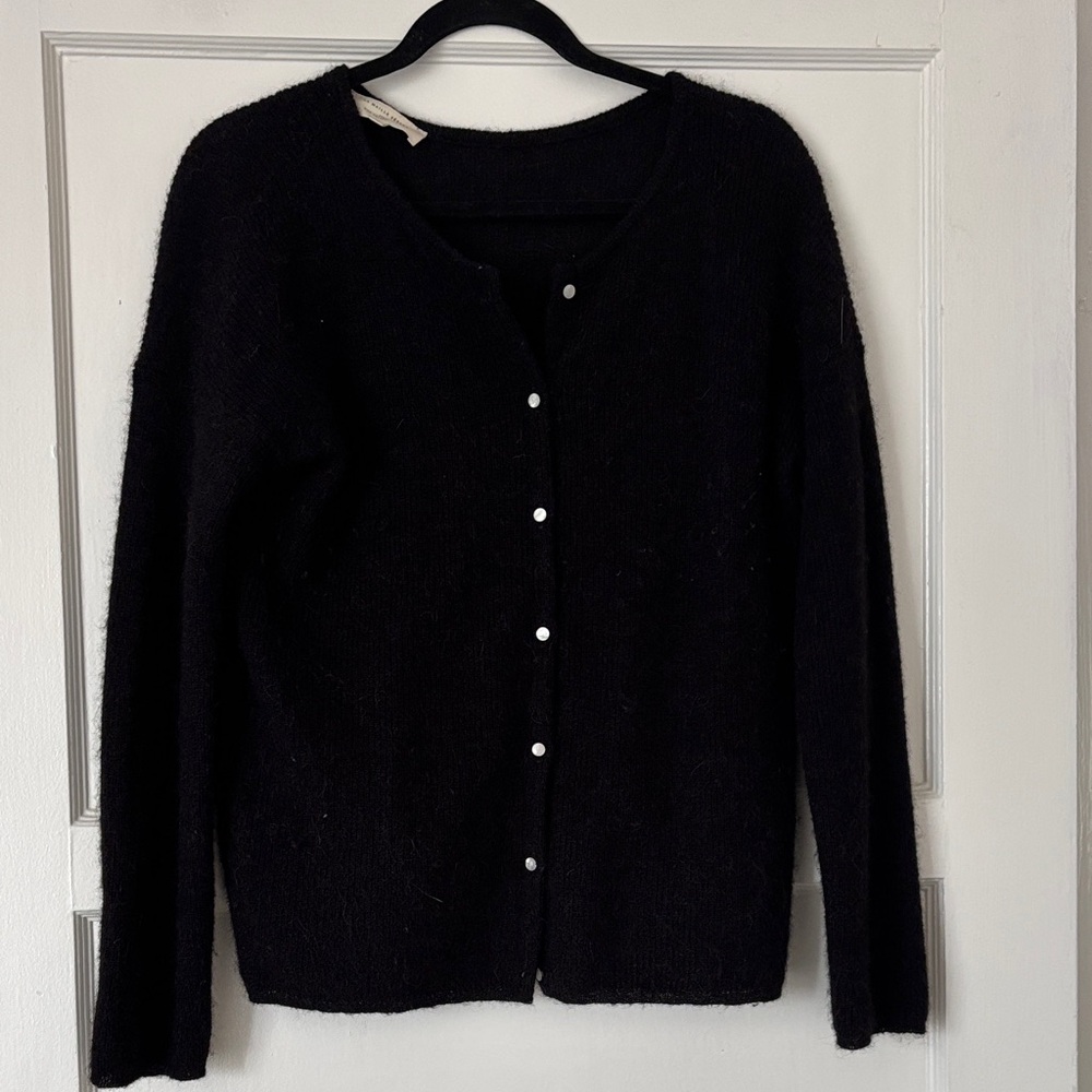 Sezane Gaspard Cardigan Black